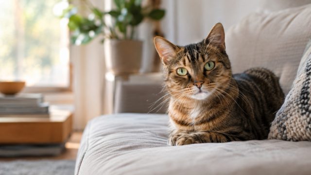 Pourquoi mon chat me regarde fixement sans bouger ?